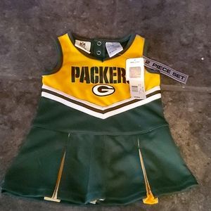 Green Bay Packer Dress 6-9 months